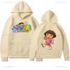 Dora The Explorer Fashion-Forward Fans Cozy Hoodies with Vibrant Prints HoodyCreativity Adventure Cartoon Adult Tops Women Gift