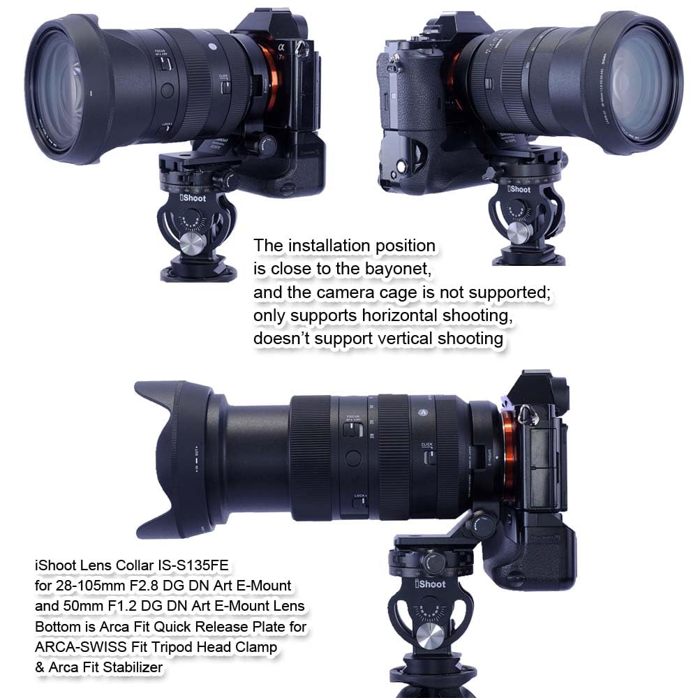 Camera Ring Tripod Tripod Mount Lens Support Lens Bracket Tripod Compatible with Sigma Lenses DG DN 50mm DG DN 50mm DG HSM 28mm DG HSM Art and Ball