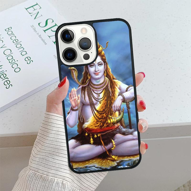 Lord Shiva Hindu God Buddha India Phone Case cover For iPhone 17 Air 15 16 16e 14 13 Pro Coque 12 11 Pro Max For Apple PLUS