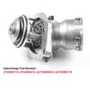 Ansamblu termostat lichid de răcire a motorului de înaltă calitate cu senzor 2722000115 pentru Mercedes C300 C350 E350 ML350