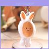 Plush Bunny Keychain Toy With Soft Material For Kids And Adults