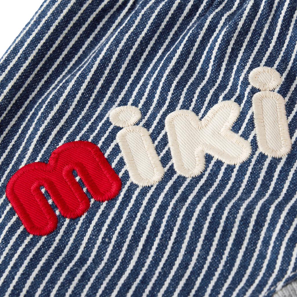 Long Made In Baby Navy X White [MIKI HOUSE] Pants, Pants, Trousers, Logo, Stretch, Japan, Boys, Girls, Babies, Kids, Children's Clothes, Clothes,