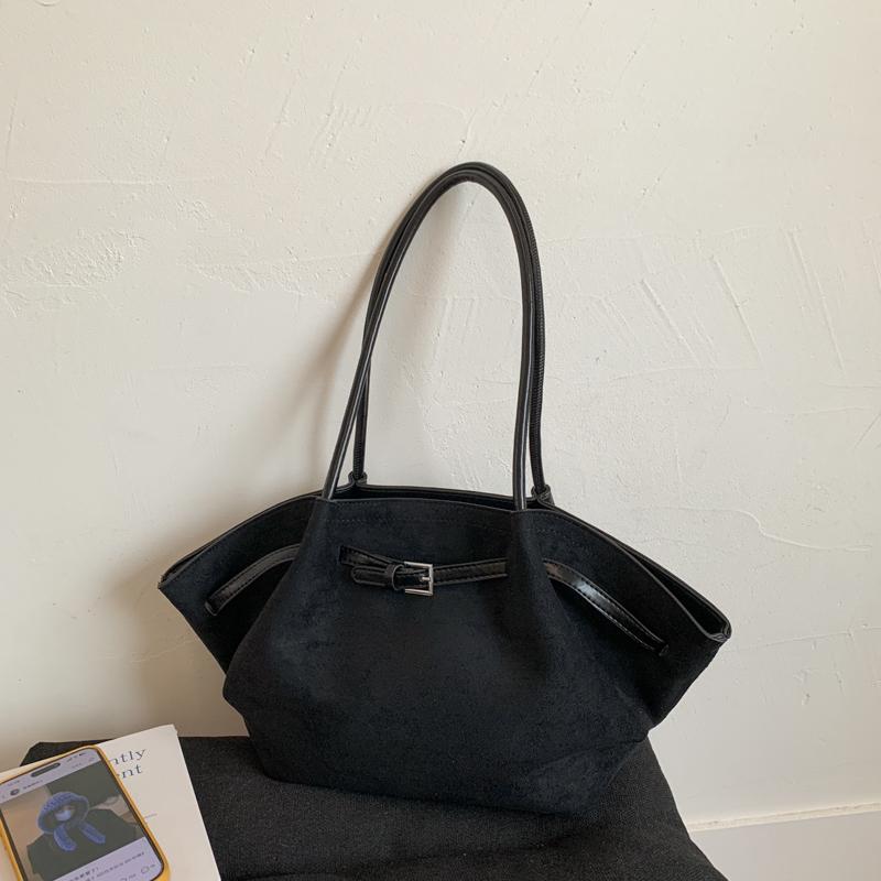 

PU Leather Tote Bags Lady Shoulder Bag for Women 2026 Winter New Korean Fashion Retro Simple Handbags and Purses Underarm Bag