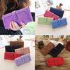 Stylish Vintage Pu Leather Long Wallet For Women With Magnetic Closure And Soft Texture