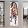 Abstract Horse Canvas Painting Big Size Art Posters and Prints Cuadros Animals Wall Art Pictures for Living Room Home Decoration
