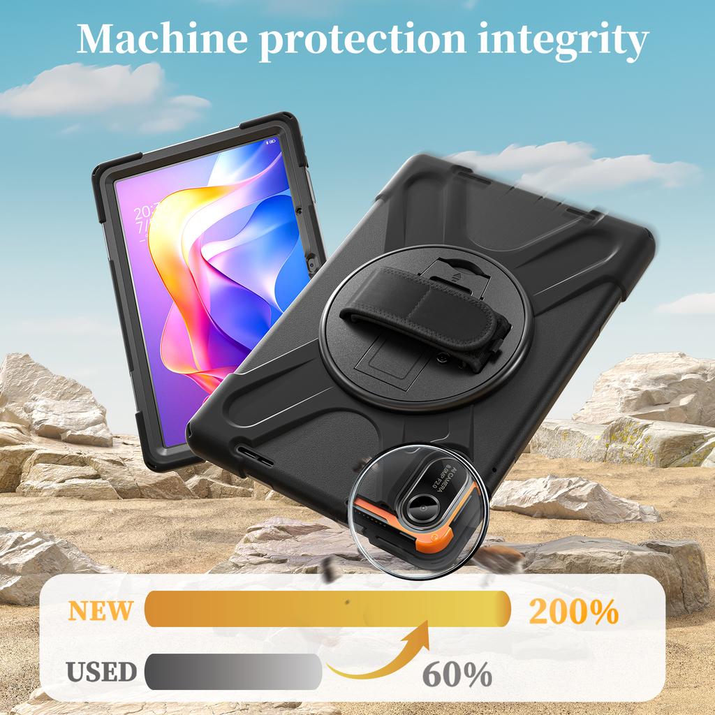 LFOIQN Heavy Duty Shockproof Case For Redmi Pad 2 11 Inch 2025 Tablet Kids Silicon Cover for Xiaomi Redmi Pad 2 Pad2 Case 11"