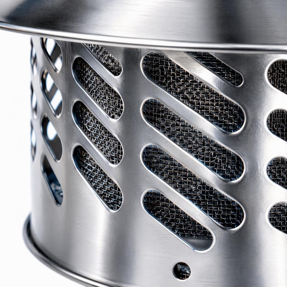 Weatherproof Rain Cover Stainless Steel Cone Top Chimney Cap Durable Chimney Cap Rain Protection