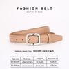 Women's Versatile Genuine Leather Belt - Decorative High-End Fashion Waistband for Casual or Professional Wear