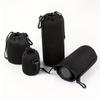 4pcs Soft Neoprene Camera Lens Pouch Bag - Waterproof Drawstring Protector Case Set with Shockproof and Scratch-Resistant Design