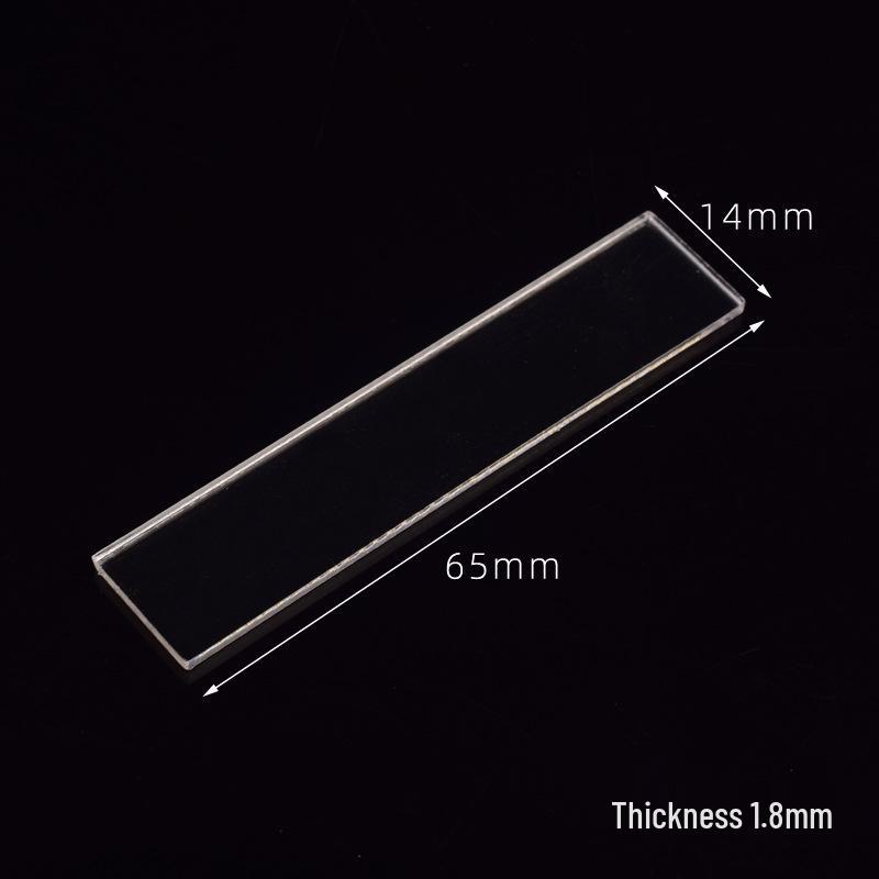 High Transparency Acrylic Nail Art Display Strips for Gel Polish Exhibition