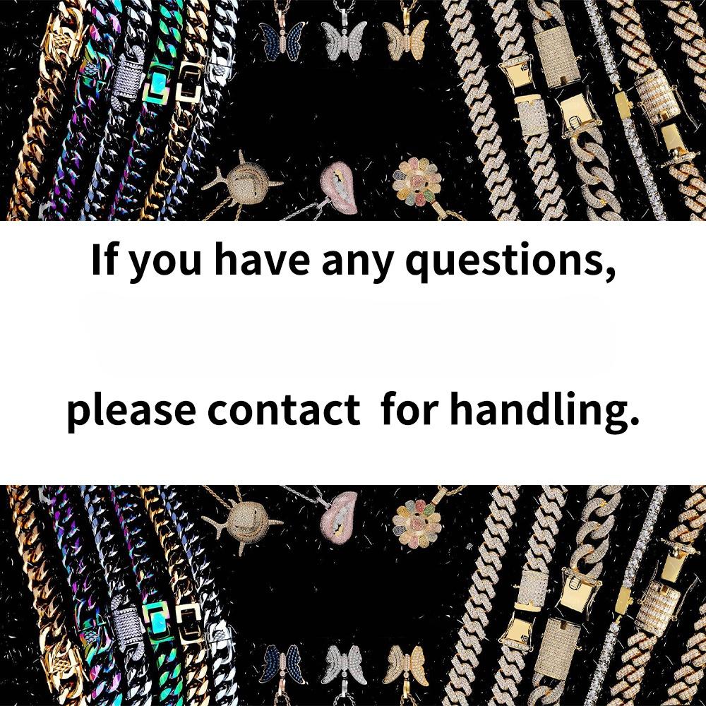 Hip Hop Accessory 15mm Wide  Necklace Copper Zircon Ice Cold Fashionable Heavy Necklace For Men And Women