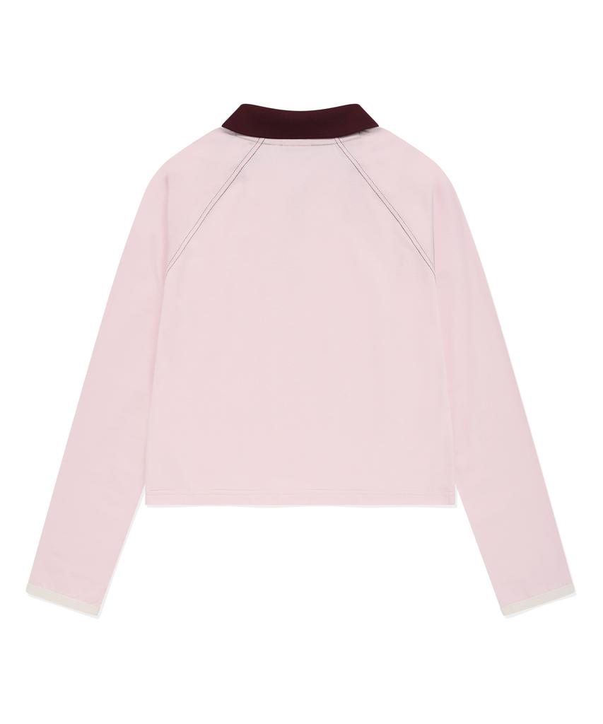 COVERNAT WOMAN Track Long Sleeve Light Pink