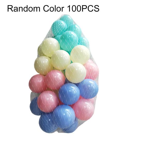 100Pcs  Ball Pit Balls  Funny  Long Life Span  Plastic  Boys Girls Mixed Colors Ocean Balls  Pool Accessories