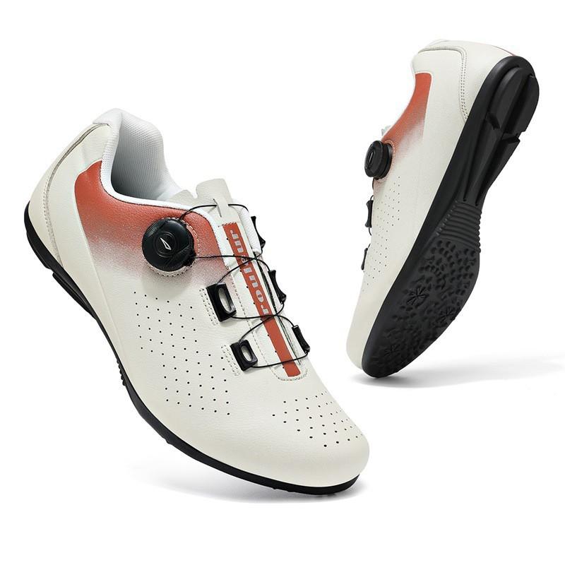 Mens Cycling Shoes With Auto Lock Dial Lightweight Road Bike Riders