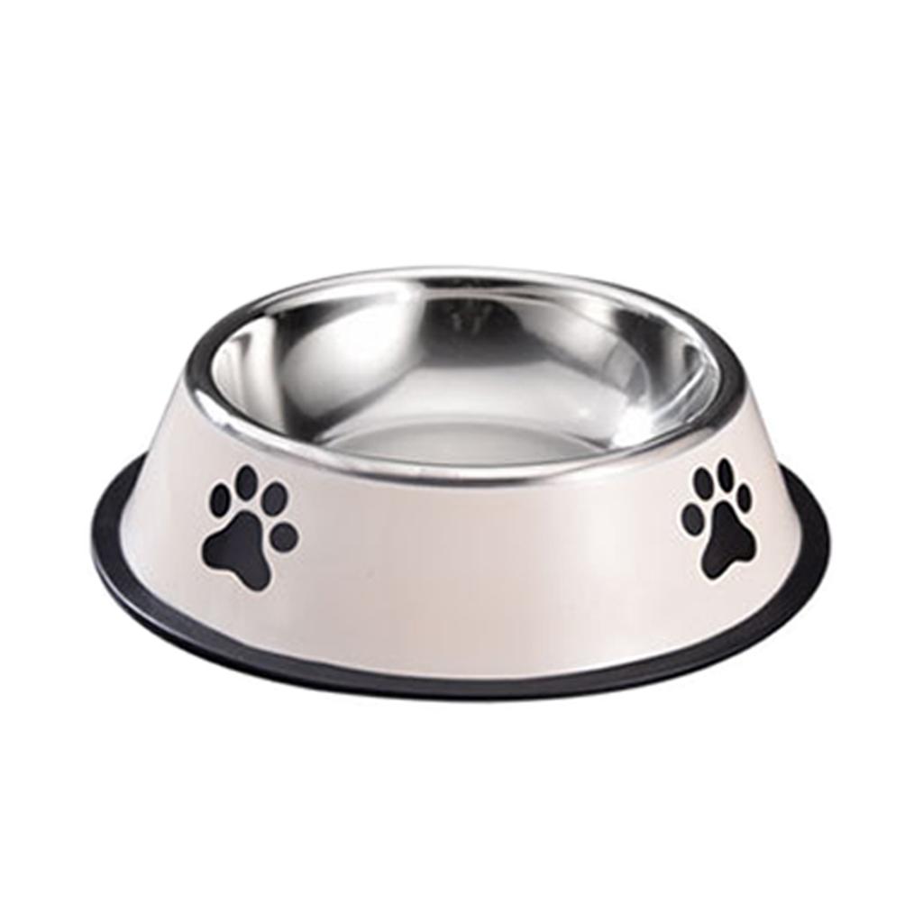 1PC Stainless Steel Pet Supplies Bowl Cat Bowl Dog Food Multi-Specification Anti-fall Food Feeding
