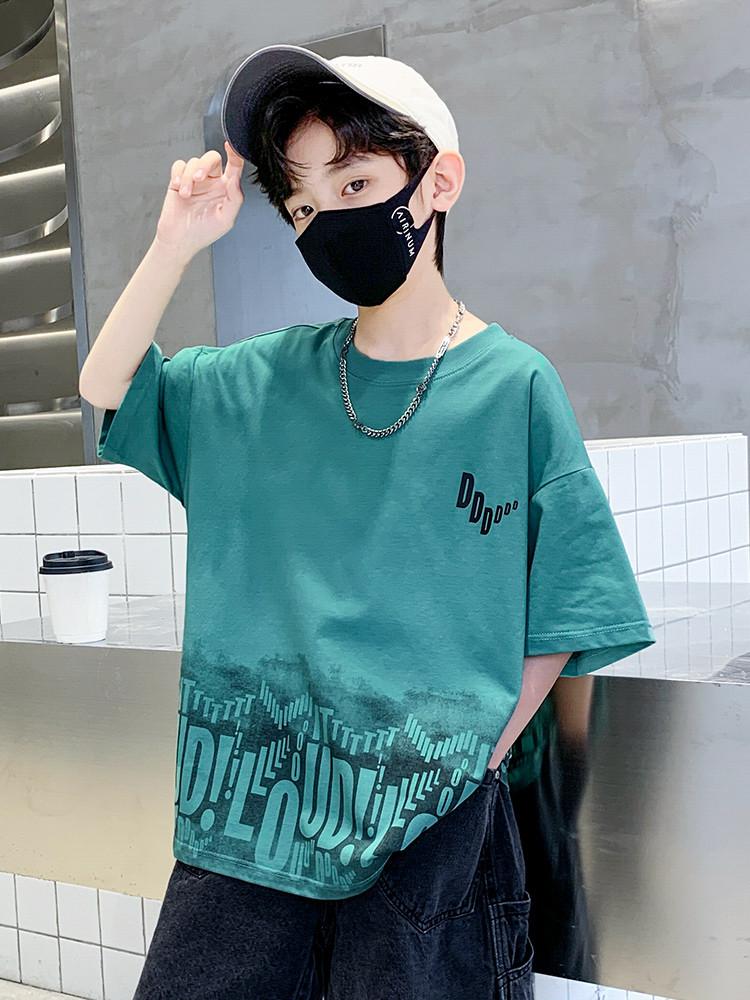 Boys' Summer Short-sleeved T-shirt