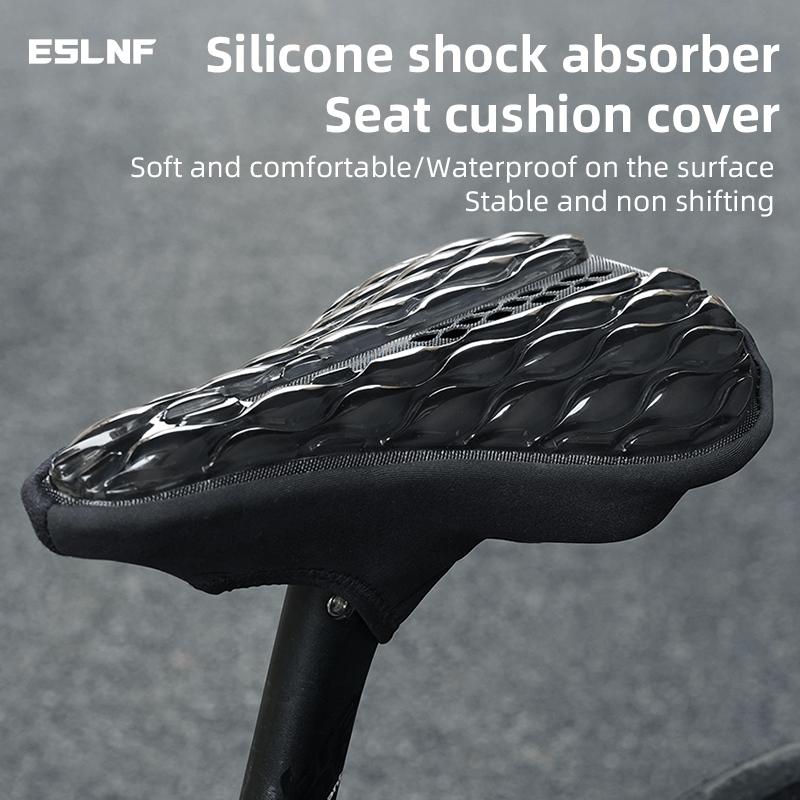Silicone Bike Seat Cover Cycling Seat Cover Soft And Thick Foam Padding Rainproof And Dustproof Comfortable Riding Experience