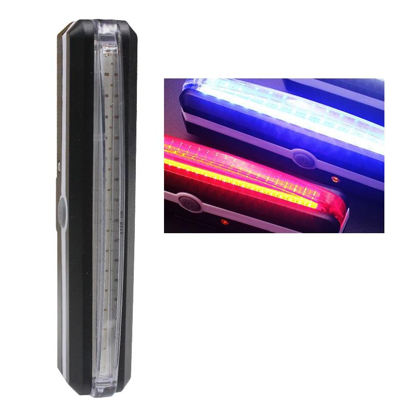 Energooszczędna ładowalna przez USB diodowa lampka rowerowa z doskonałą przewodnością cieplną