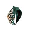 Retro Mori Girl Knot Headband with Pearls & Bow