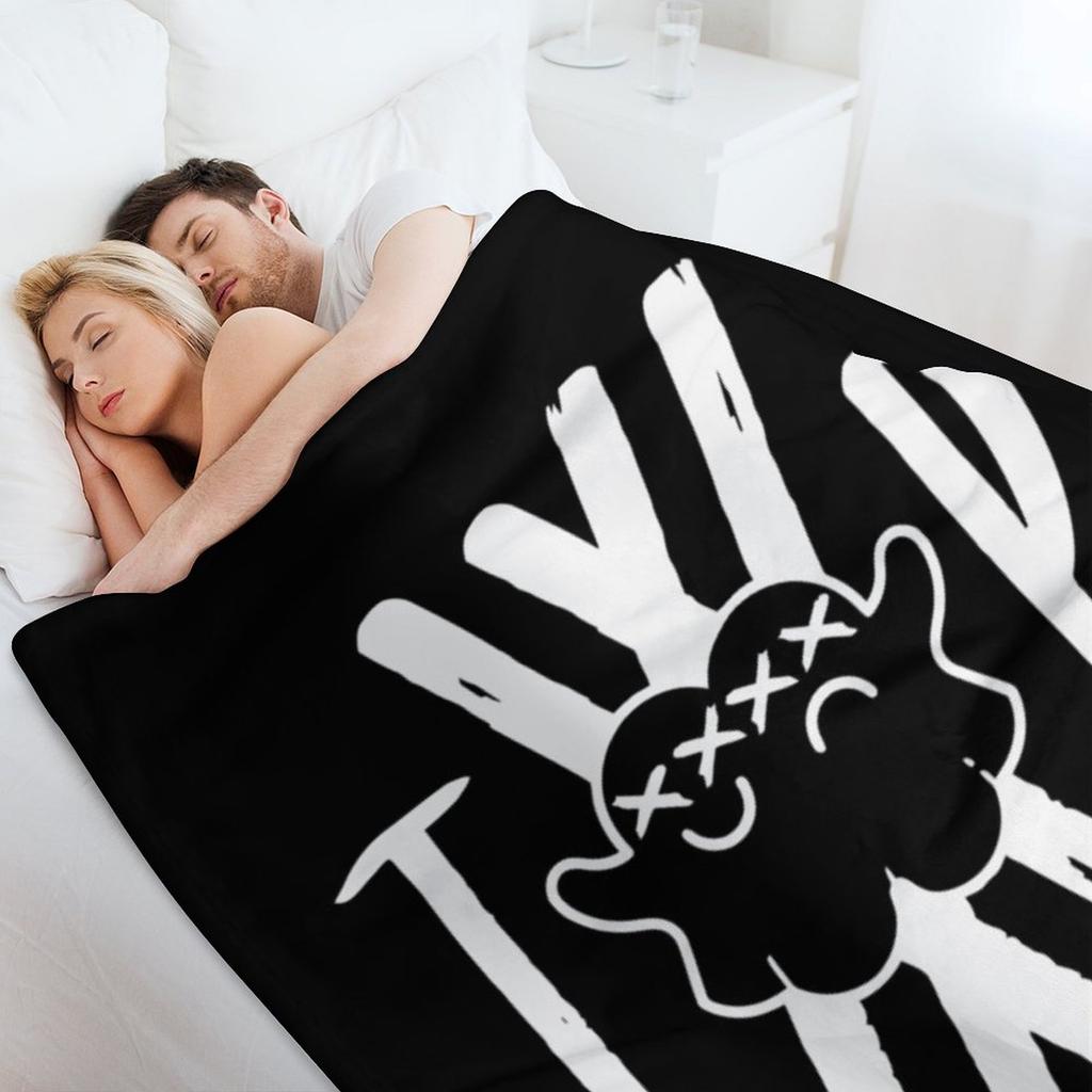 Twin Paranormal Merch Ghost Gang Throw Blanket For Baby For Decorative Sofa Christmas Decoration Warm Blankets