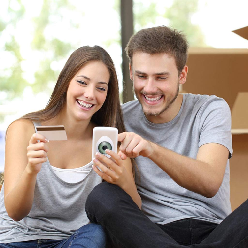 Iplusmile 20 buc Ochi de Păpușă, Globuri Oculare 3D Rotunde și Semirotunde, 23mm (Culori mixte), pentru proiecte DIY de Halloween