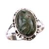 Natural Seraphinite Gemstone 925 Solid Sterling Silver Jewelry Ring Size 9 l5Y30