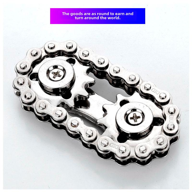 Cross-Border Metal Finger Gyroscope: Adult Stress Relief and Children's Toy Gift