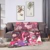 Soft Warm Blanket Decorative Alien Stage Manga Character Artwork Throw Blanket Flannel Bedspread For Couch Bed Sofa Bed Cover