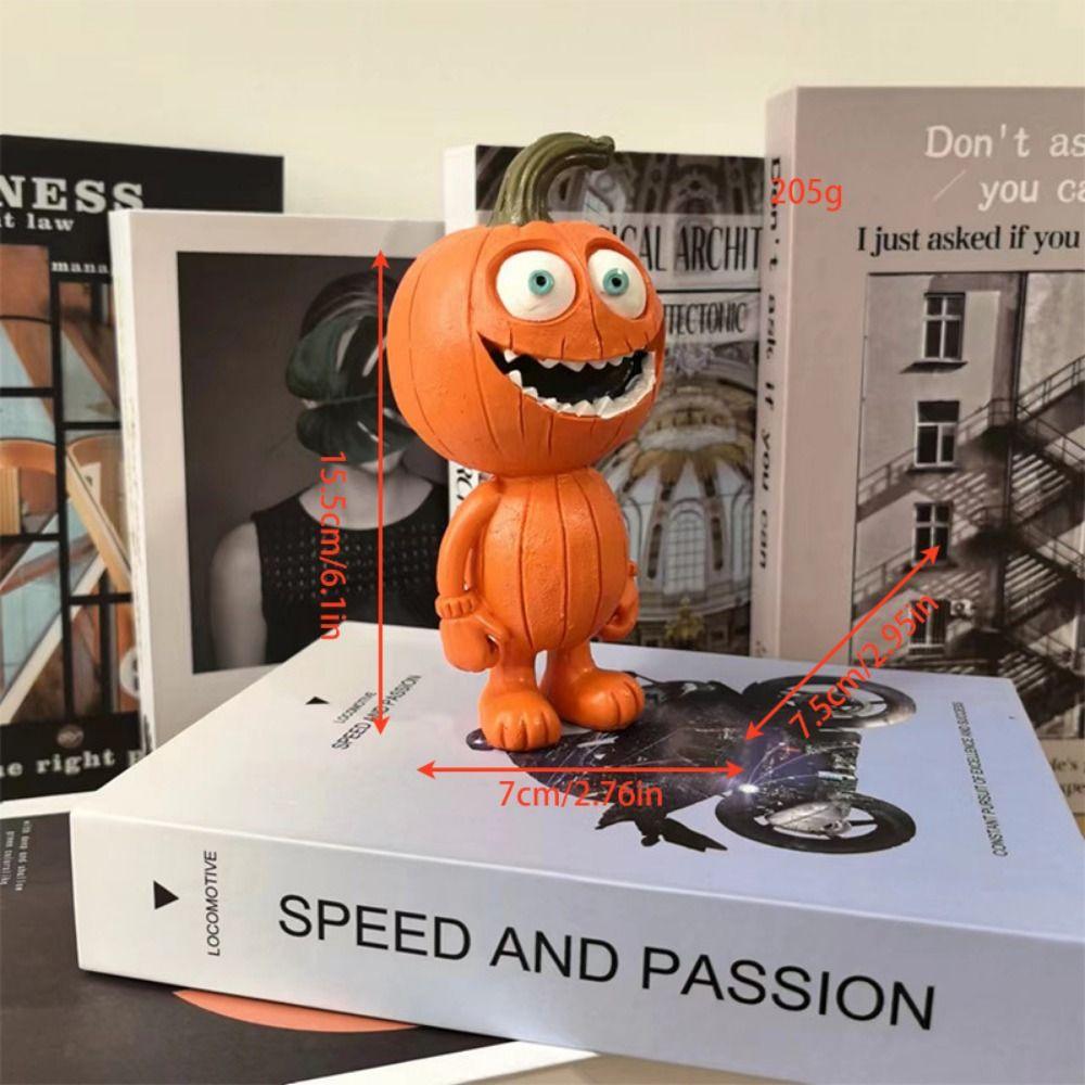 Resin Crafts Pumpkin Statue Cartoon Garden Halloween Pumpkin Halloween Pumpkin Ornaments  Desktop