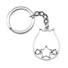 Poultry Farm Chicken Rooster Keychain for Men High Quality Initial New Year Gift Hip Hop Bag Accessory
