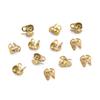 30pcs/Lots Stainless Steel End Crimping Cover End Cap Connector Clasps for DIY Bracelet Necklace Jewelry Making Supplies