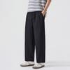 Summer New Lyocell Breathable Sweat-absorbing Nine-point Pants Men's Daily Commuting Loose Wide-leg Straight Casual Pants