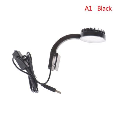 Usb nabíjecí malé LED světlo do akvária se samostatným vypínačem s vysokým jasem klipsová mini vodní lampa na trávu akvárium