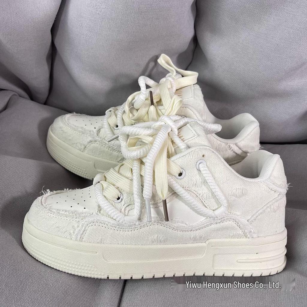 Men's 2025 Casual Sneakers: Summer Campus White Shoes, Couple Style, Thick Sole German Trainers