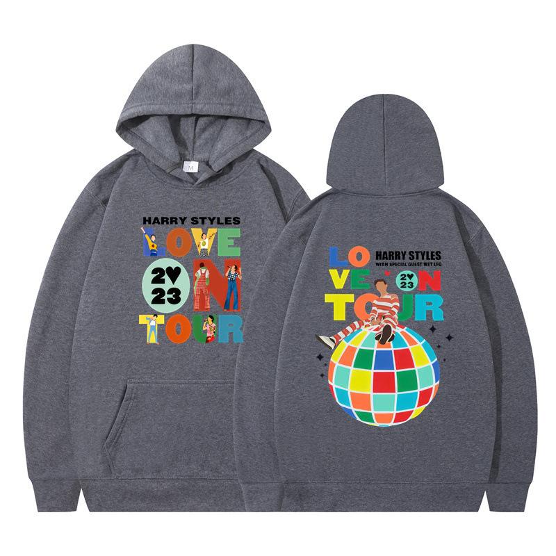 New HARRY STYLES Men's and Women's Peripheral Casual Loose Hooded Sweater