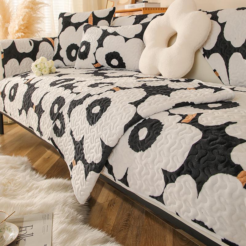 

Универсальная подушка для дивана из молочного бархата на все времена года, утолщенный чехол для дивана, плюшевая ткань 70*70cm