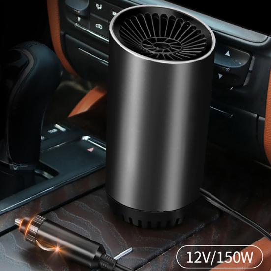 Portable Car Heater Cooling Fan 12V Plug-and-Play 2-in-1 Defroster And Space Heaters for Cooling Fan Windshield