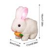 Elektronisches Simuliertes Kaninchen Spielzeug Hasenpuppe Interaktive Plüschfiguren Hüpfendes Robotertier Springendes Spielzeug Geburtstagsgeschenke für Kinder