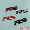 Auto middenrooster decoratief label 3D driedimensionaal RS middenrooster standaard modificatie speciaal sportlabel metalen autologo
