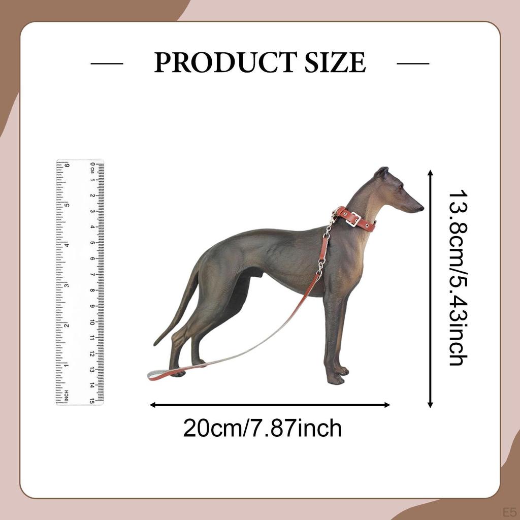 1/6 Dog Figure Animal Figurine Diorama Miniature Layout Realistic Educational Toy