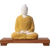 The Buddha statue of Sakyamuni and the Great Sun Buddha for home living room worship, office decoration, craft gifts and ornamen