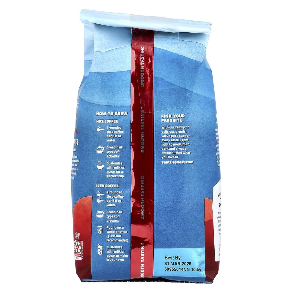 Seattle's Best Coffee, Lighthouse, Ground Coffee, Light Roast, 340g (12oz)