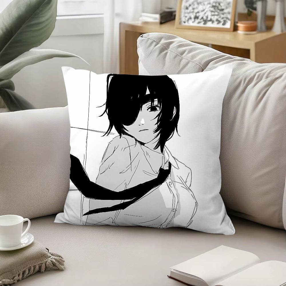 Anime Himeno Throw Pillow Covers Pattern Cushion Cover Suitable For Sofa Bedroom Car Pillow Cover