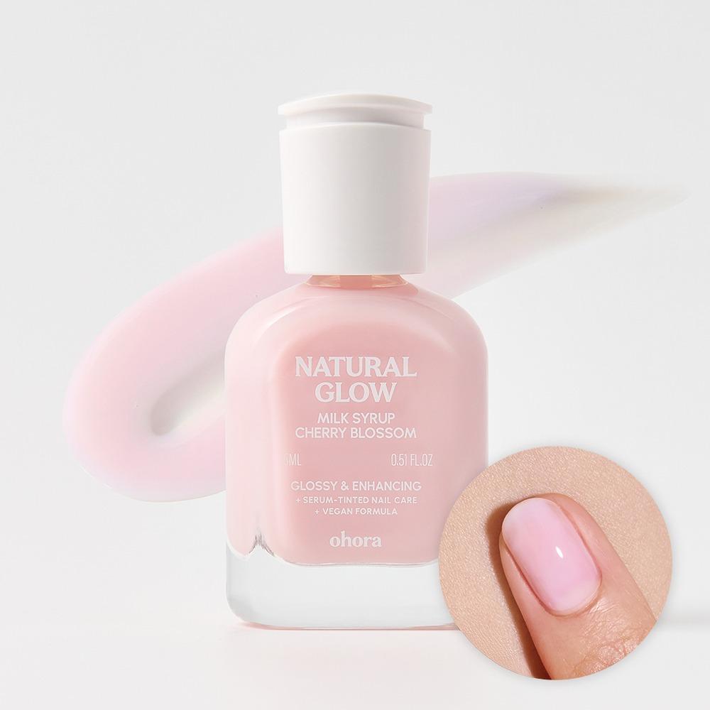 OHORA Întăritor de unghii tip sirop 15ml (10 culori) - Întăritor Profesional pentru Unghii cu Nuanță de Sirop Translucid