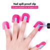 52Pcs Nail Polish Guard Soft Shield Skin Cuticle Protector Nail Art Tools for Women French Stamp Painting Spill Proof Manicure