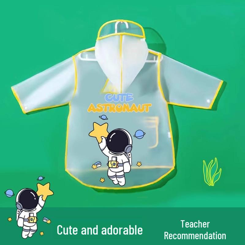 Kids' Cute Cartoon Waterproof Full Body Raincoat