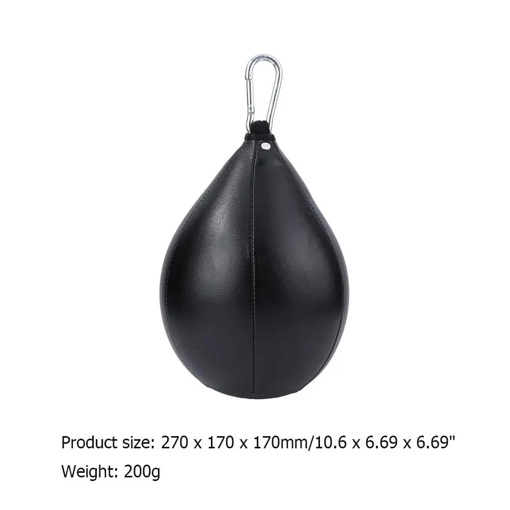 PU Boxningsboll Päron Boxningssäck Barn Vuxen Uppblåsbar Reflex Hastighet Fitness Träning Hängande Boxning Hastighetsboll