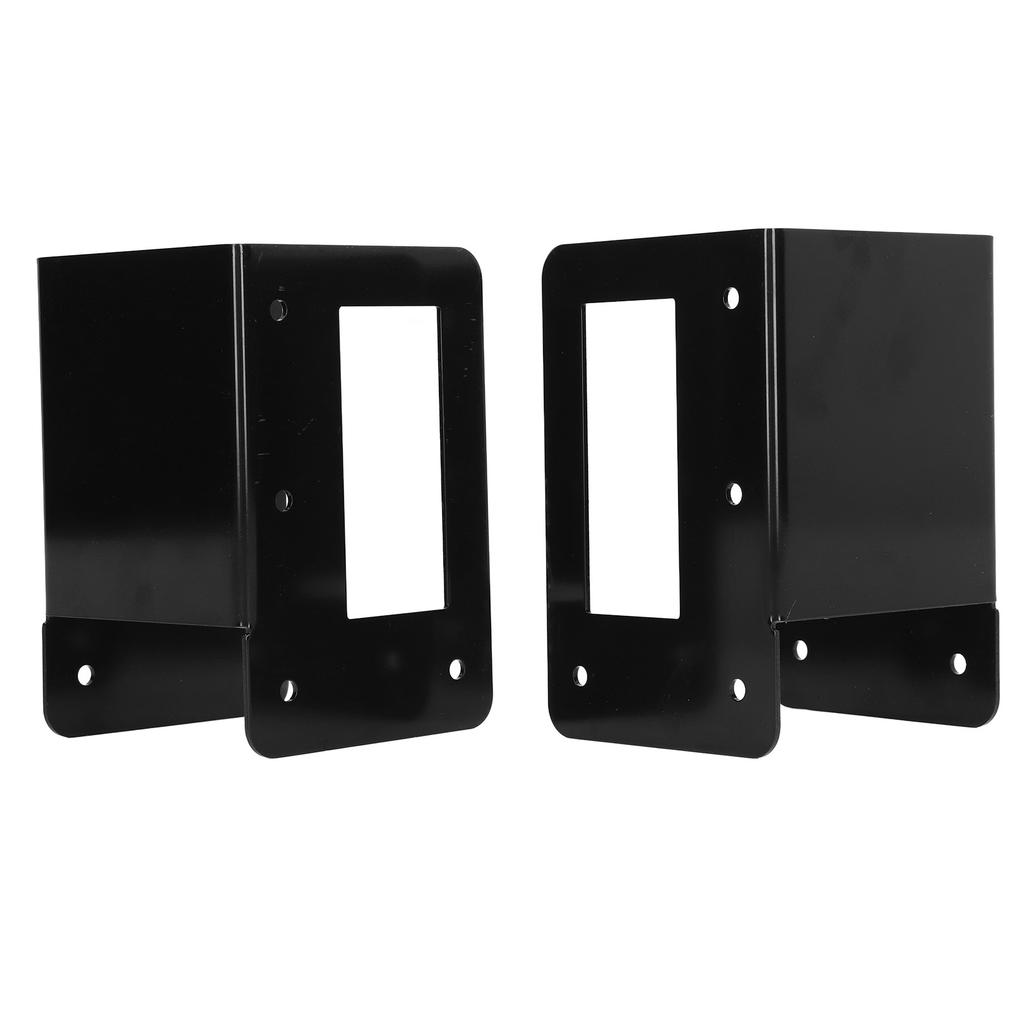 4PCS Log Rack Bracket Pre Drilled Steel Adjustable Firewood Rack Support for Indoor Outdoor Log Rack