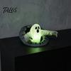 Resin Ghost Spooky Decor Break Out The Wall Halloween Decoration, Light Up Desk Accessories Horror Statue for Haunted House, Holiday Home Decorative