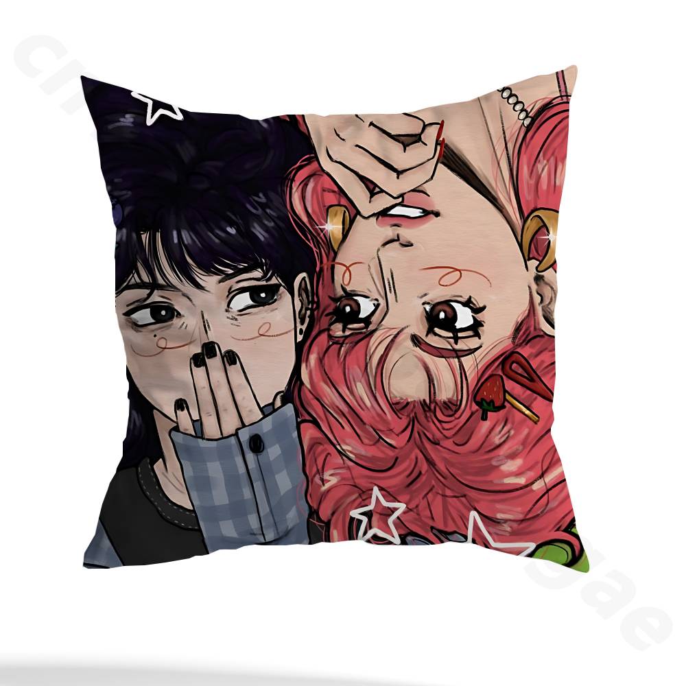 Mitsuki Koga Aya tgswiiwagaa pillowcase casual style decoration, suitable for home decoration (excluding pillow core)